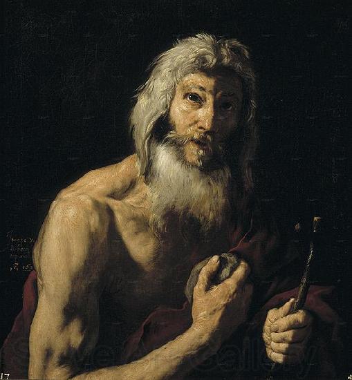 Jose de Ribera Bubender Hl. Hieronymus San Jeronimo penitente. Norge oil painting art